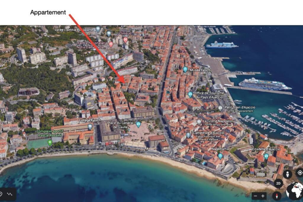 Superbe appartement en plein coeur d'Ajaccio Ajaccio  Extérieur photo